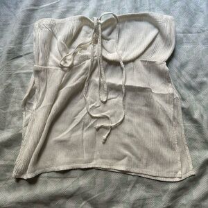 Brandy Melville White Europe Exclusive Top